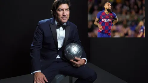 Iván Zamorano en la premiación The Best
