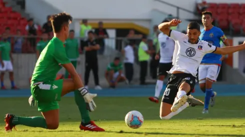 Blandi marcó su primer gol oficial en Colo Colo.