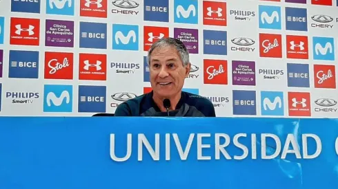 El DT Cruzado ya palpita el clásico ante Colo Colo.