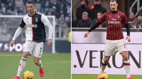 Zlatan Ibrahimovic y Cristiano Ronaldo chocan por las semifinales de la Coppa Italia