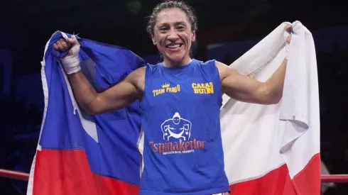 Crespita Rodríguez representando a Chile