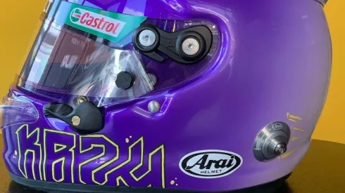 Mamba forever: Piloto de F1 estrena casco en homenaje a Kobe Bryant
