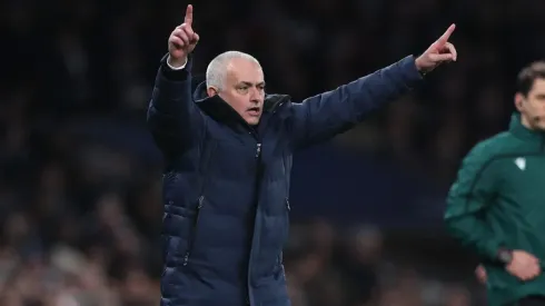 José Mourinho en el partido del Tottenham en Champions League