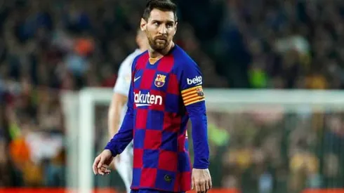 Messi ante el Eibar por la Liga Española