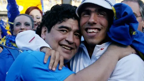 Tévez pide homenaje a Maradona.