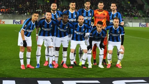 El Inter en la ida contra Ludogorets.