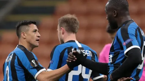 Alexis y Lukaku en la revancha contra Ludogorets.