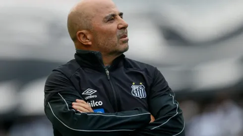 Sampaoli en Santos.