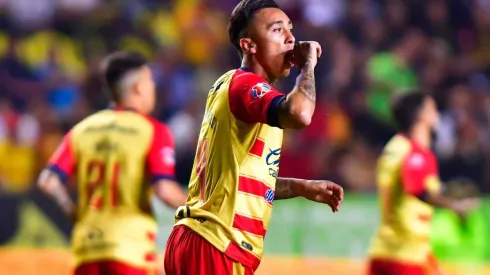 Martín Rodríguez festeja el primer descuento del Morelia