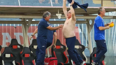 La alocada celebración de Acevedo en el empate de UdeConce.