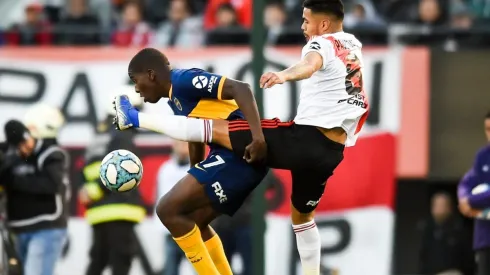 Paulo Díaz ante Boca Juniors