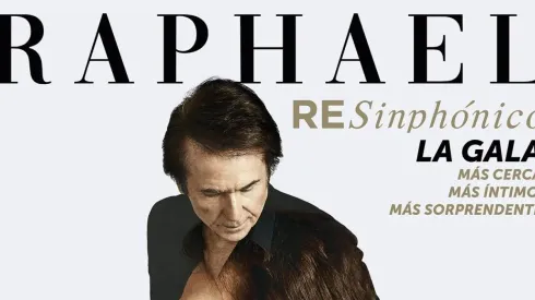 Raphael se presenta en Chile junto a la Orquesta Filarmónica de Chile.