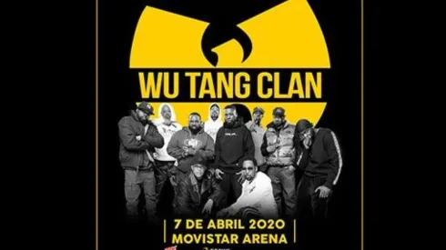 Los legendarios Wu-Tang Clan llegan a Chile con formación original para presentarse en abril en el Movistar Arena.