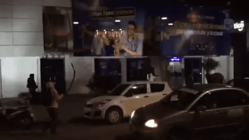 Momentos en que se produce la "corrida" en Cochabamba.