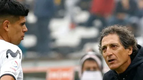 Esteban Pavez junto a Mario Salas en la época que ambos coincidieron en Colo Colo.