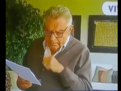 El descuido de Don Francisco al aire