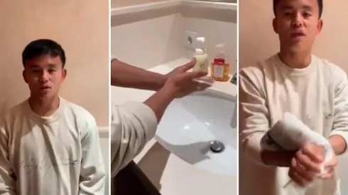 Take Kubo explica, en japonés, una medida importante para evitar el contagio por Coronavirus.