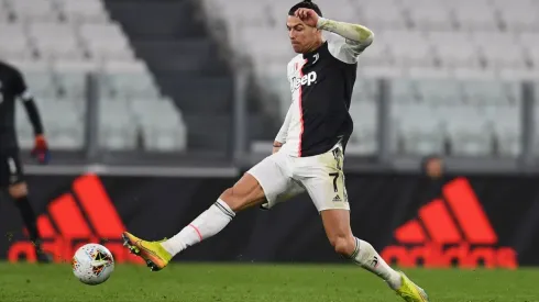 Cristiano Ronaldo con la Juventus ante el Inter a estadio vacío