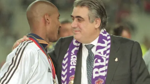 Sanz como presidente del Madrid