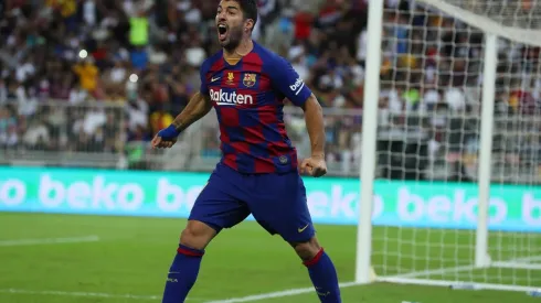 Luis Suárez y su grito de gol