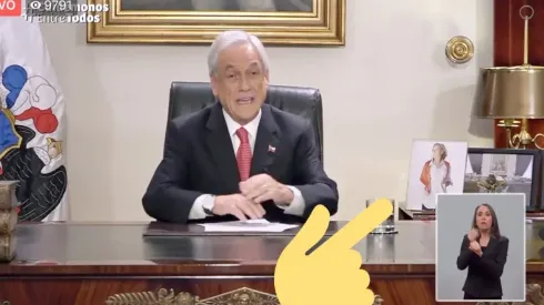Foto de Cecilia Morel opacó el discurso de Piñera