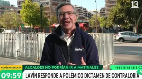 El alcalde tiene una participación periódica en matinales como panelista.