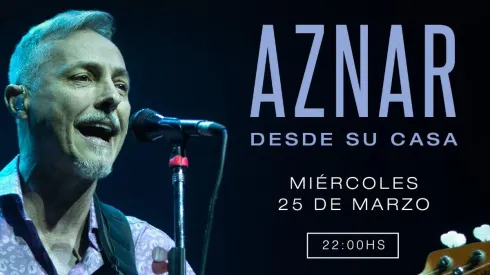 El argentino cantará desde su hogar.