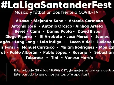 LaLiga Fest: La música y el deporte se unen para combatir el coronavirus
