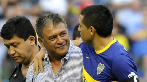 Borghi y Riquelme luego se harían cercanos.