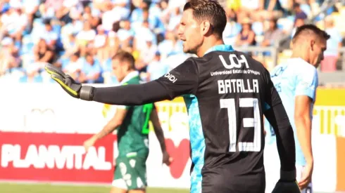 Augusto Batalla defendiendo el arco de O'Higgins