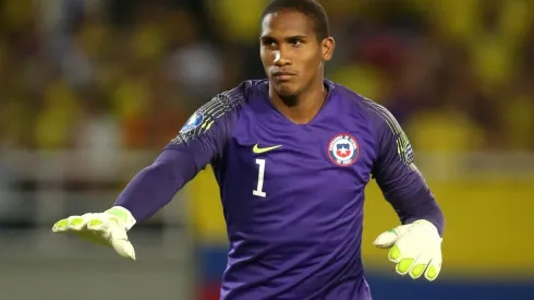 Carabalí jugando por Chile