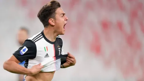 Paulo Dybala y uno de sus tantos goles en la Juventus