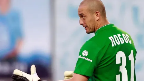 Lobos cuando jugaba en Rusia.