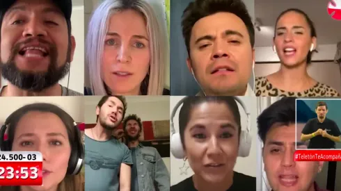 Los artistas colaboraron con la Teletón grabando el tema desde sus cuarentenas.