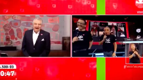 Don Francisco no tuvo piedad a la hora de reírse de Luis Jara en la Teletón.