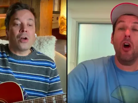 "No toques a tu abuelita", la canción de Jimmy Fallon y Adam Sandler