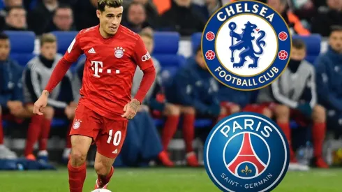 Coutinho domina el balón en un partido del Bayern Munich