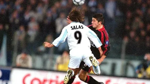 Gattuso marcando a Salas en Italia