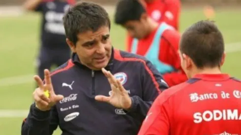 Claudio Vivas en su paso por la Roja sub 20