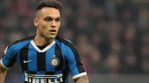 Lautaro Martínez con la camiseta de la U