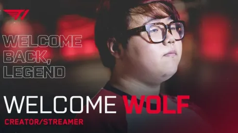 Wolf regresa a T1 como streamer