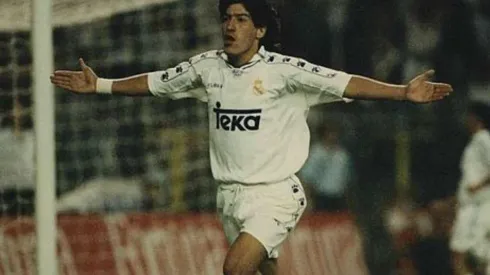 Zamorano se consagró en la elite del fútbol jugando por el Madrid.