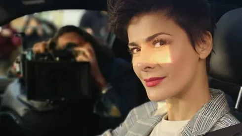 Tonka Tomicic no acostumbra a compartir registros junto a su pareja.