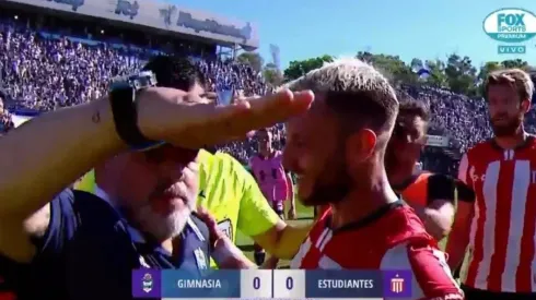 La Gata y Maradona.