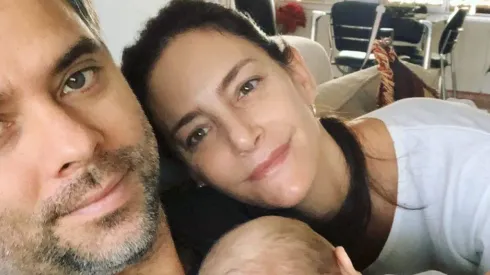 Fernando González y Luciana Aymar tuvieron a su primer hijo en enero pasado.