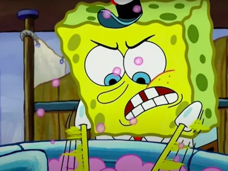 La delirante técnica de Bob Esponja para lavarse las manos
