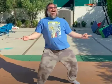 La particular rutina de ejercicios de Jack Black