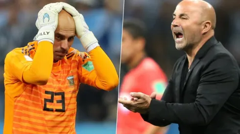 Willy Caballero contra Jorge Sampaoli