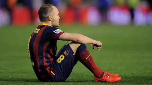 Andrés Iniesta luego de una derrota ante el Real Madrid