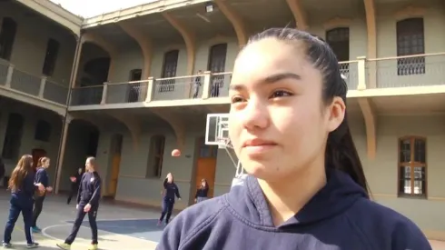 Javiera Campos sueña con jugar el Mundial ISF de básquetbol 3×3 en India.